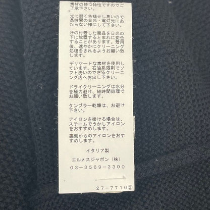 Hermes T-shirt Top Knit Wool Black