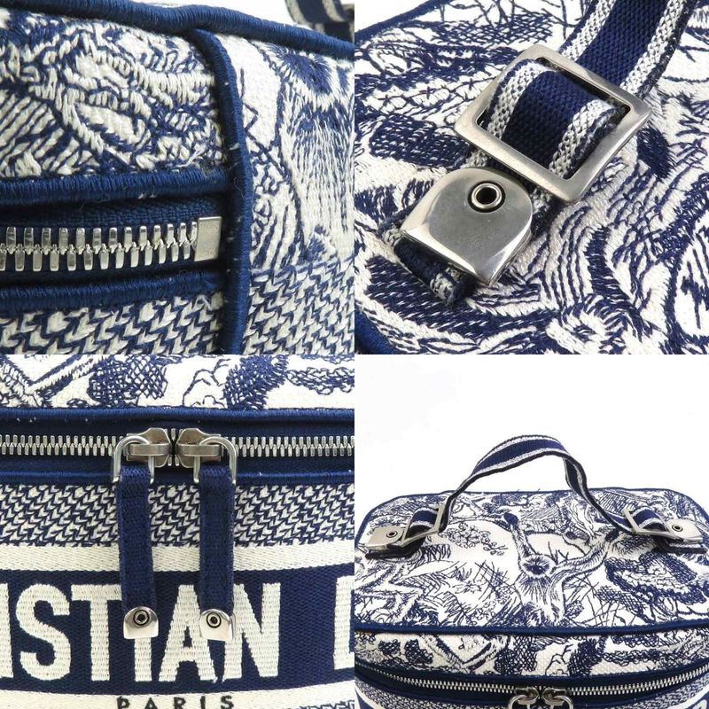 Christian DIOR Vanity Bag Handbag Oblique