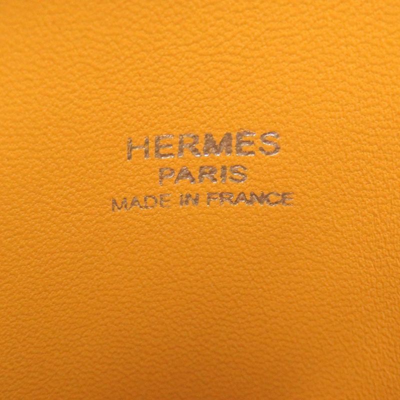Hermes Bolide 31 Vaux Chamonix Natural Silver Hardware □K Engraved Handbag