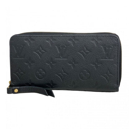 Louis Vuitton Monogram Empreinte Zippy Wallet M61864 Noir Black Ladies