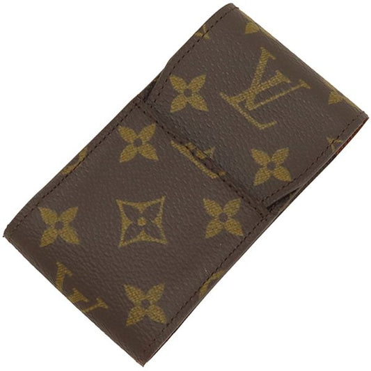 Louis Vuitton Cigarette Case Etui Cigarette Monogram Canvas Monogram Brown