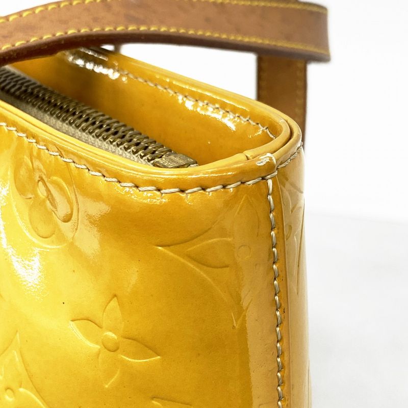 Louis Vuitton Tote Bag Vernis Houston M91004 Beige Women's