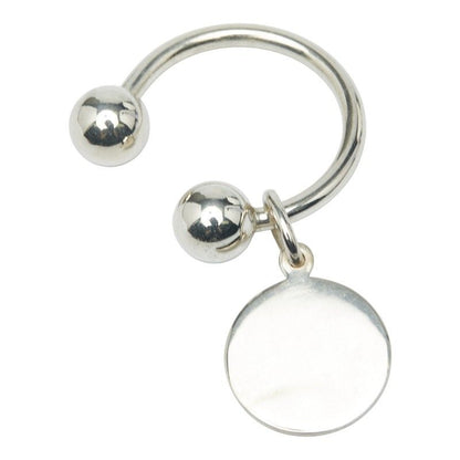 Tiffany & Co Round Tag Star Ring Silver Ladies Tiffany & Co