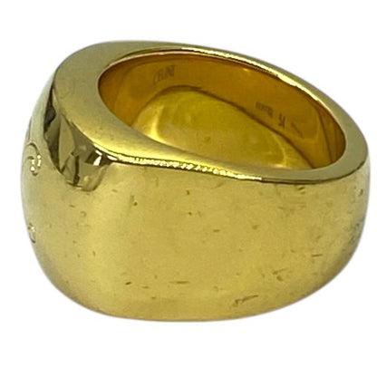 Celine Ulf0252 Triomphe Ring Accessories Jewelry Logo GP Gold Celine (size 54