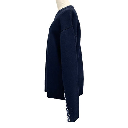 Louis Vuitton Top Knit Open Sleeve Lounge Wear Pullover Monogram Long