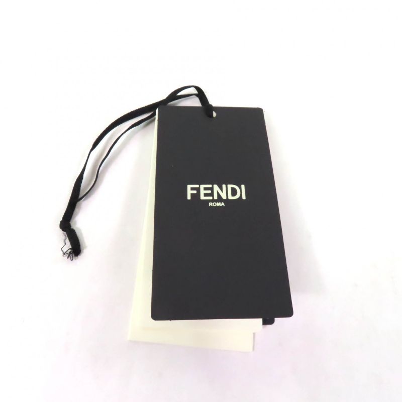 Fendi 2023 Fzx834 Cropped High Neck Long Sleeve Knit Top Pink 36 Made In Italy