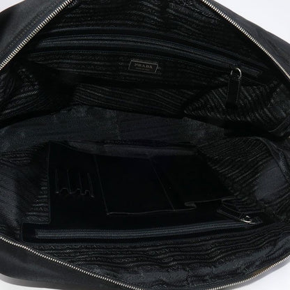 Prada Tessuto Travel Briefcase Black Vs0067 Men's Preowned