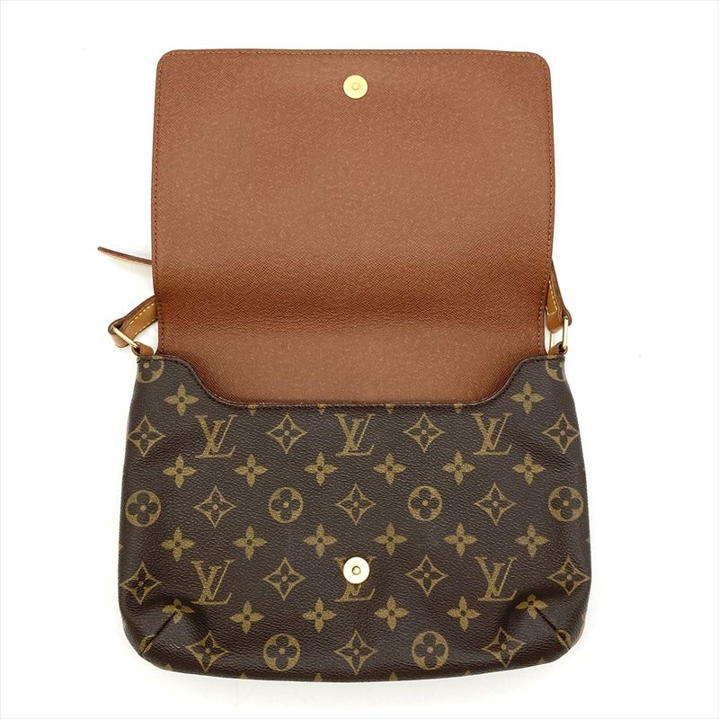 Louis Vuitton Musette Tango Short Shoulder Bag Monogram Canvas M51257 Brown