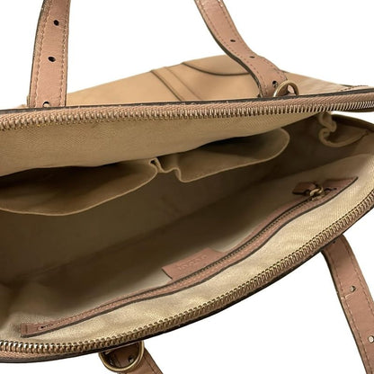 Gucci Handbag Nicemicro Guccissima 309617 Beige Leather