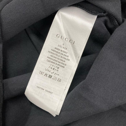 Gucci Blade Print Short Sleeve T-shirt Cotton 565806 Black S Men's