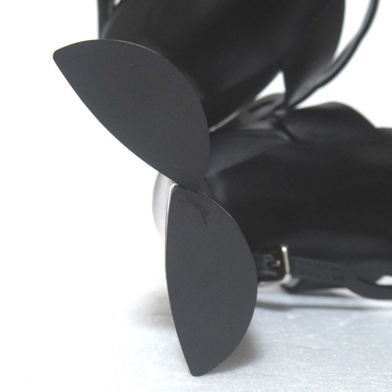 Unused Christian DIOR Tattoo Leather Ankle Strap High Heel Sandals 35.5d