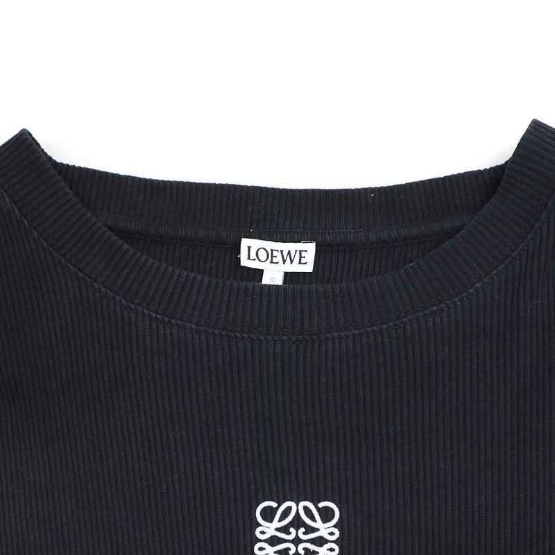 Loewe Anagram Logo Oversize D Cut and Sewn H526y22xay Black M