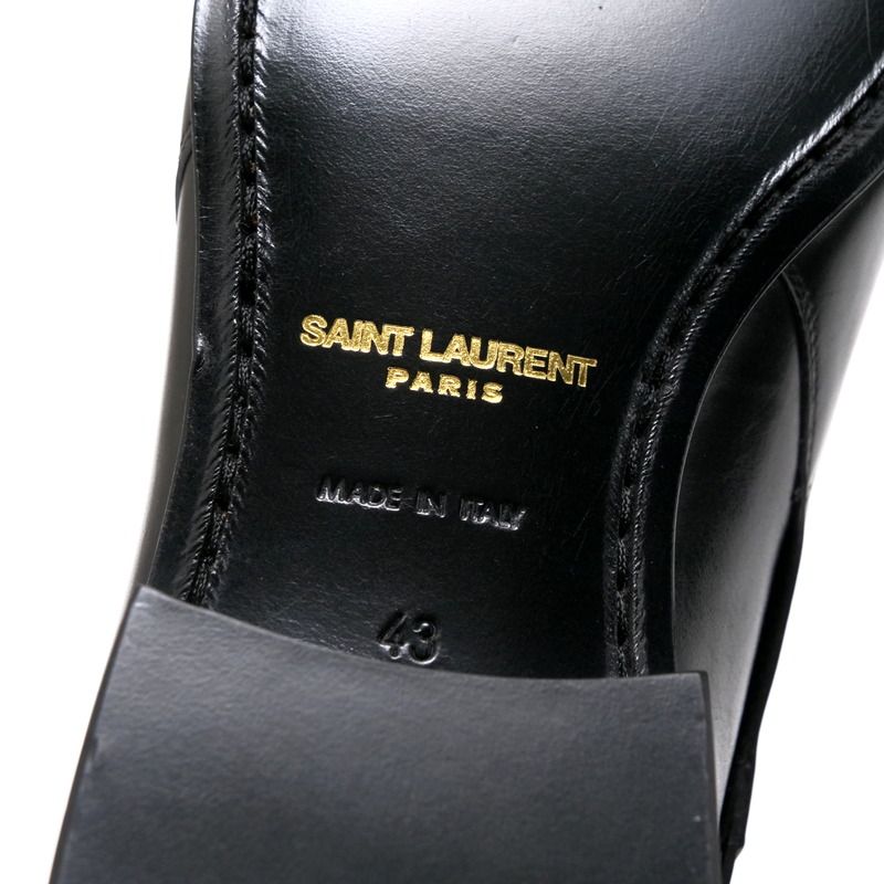 Saint Laurent Boots Size 43 Leather Ankle Strap Jopper Boots Short