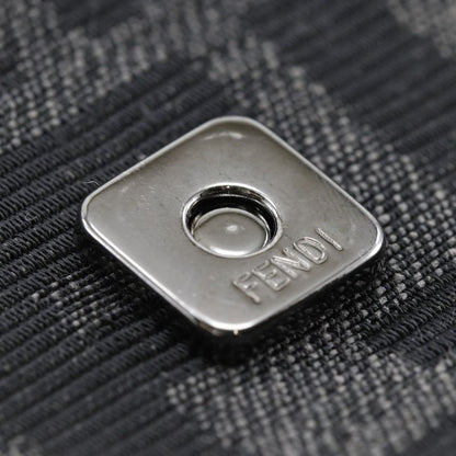 Fendi Marsupio Baguette 3WAY Clutch 7m0295 Nylon Canvas And Leather Black Men's