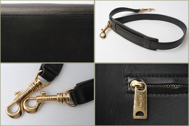 Celine Handbag Shoulder Bag Celine Trapeze 169543 Blue Sand Beige Black 2-way