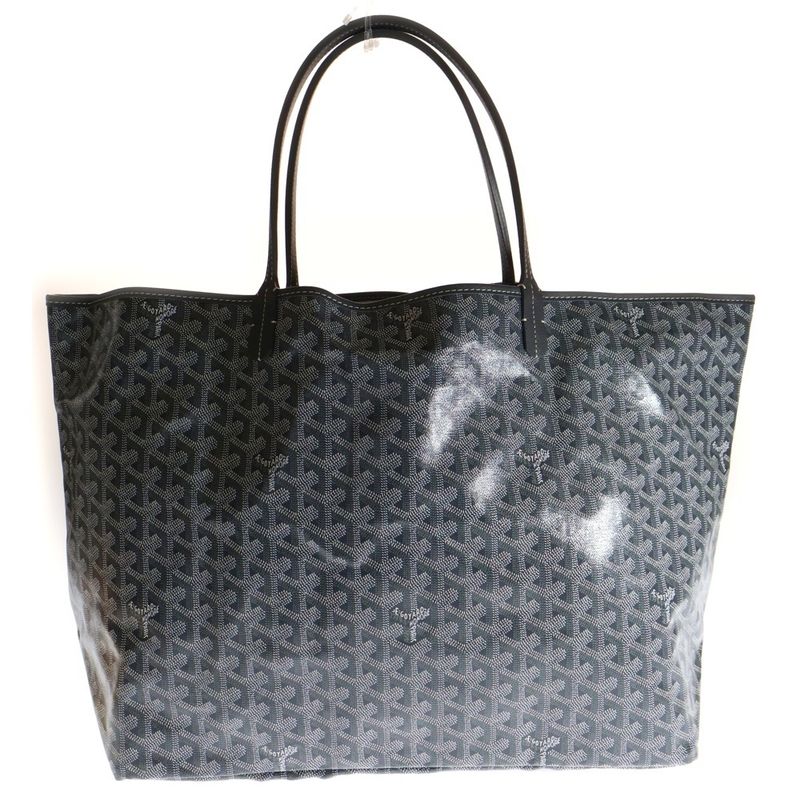 Goyard Saint Louis GM Gray PVC Tote Bag