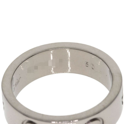 Cartier Love Ring #50 Ring - 18K White Gold Ladies