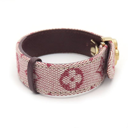 Louis Vuitton Bracelet Good Luck Bracelet M64459 Monogram Mini Metal Pink Gold