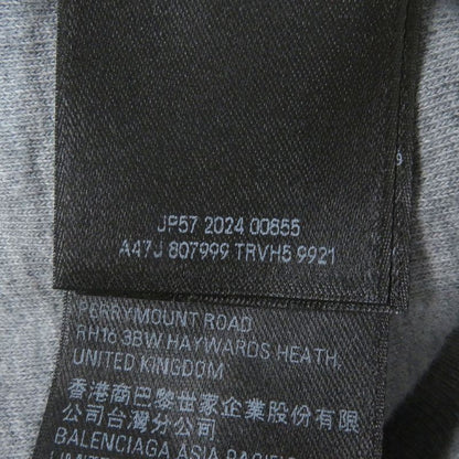 Balenciaga 24AW 807999 Boxing Lined Hoodie 100% Cotton Crack Logo Pullover