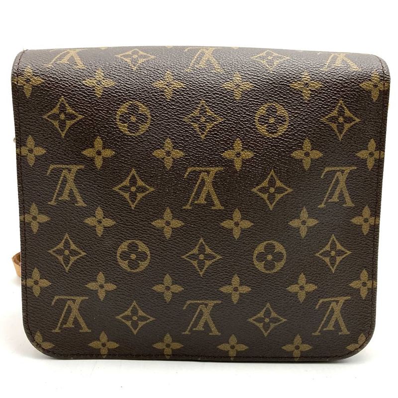Louis Vuitton M51253 Cartes Ciel Shoulder Bag Brown Monogram Canvas Vintage