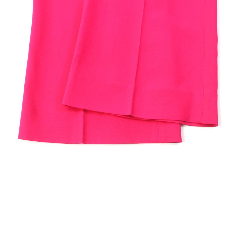 Gucci 529540 Waist Floral Center Press Cropped Pants With Shell Logo Button