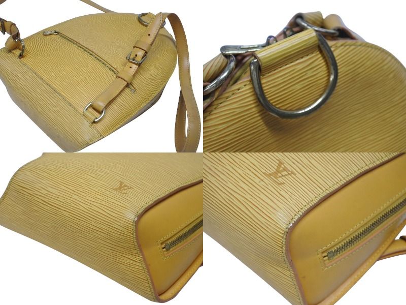 Louis Vuitton Epi Mabillon Backpack Tassili Yellow — view 6