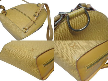 Louis Vuitton Epi Mabillon Backpack Tassili Yellow — view 6