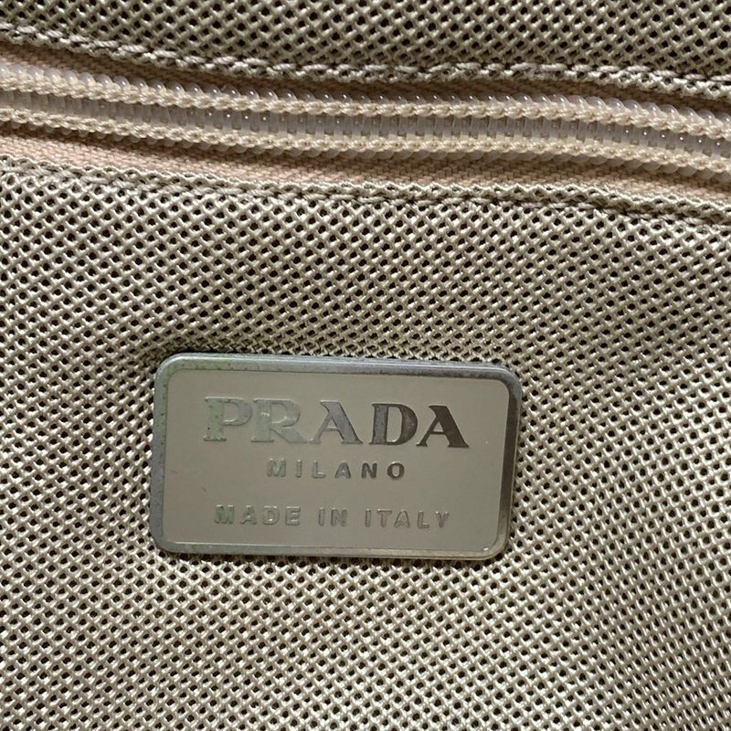 Prada Shoulder Bag - Beige Leather