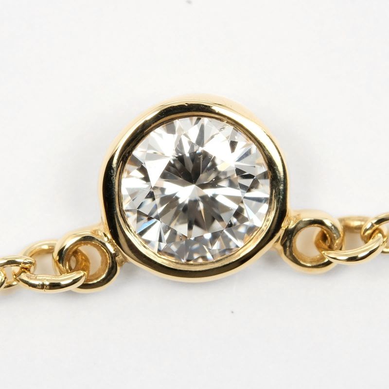 Tiffany & Co By-the-yard Top 4.2mm (0.17in) Wide 18K Yellow Gold And Diamonds