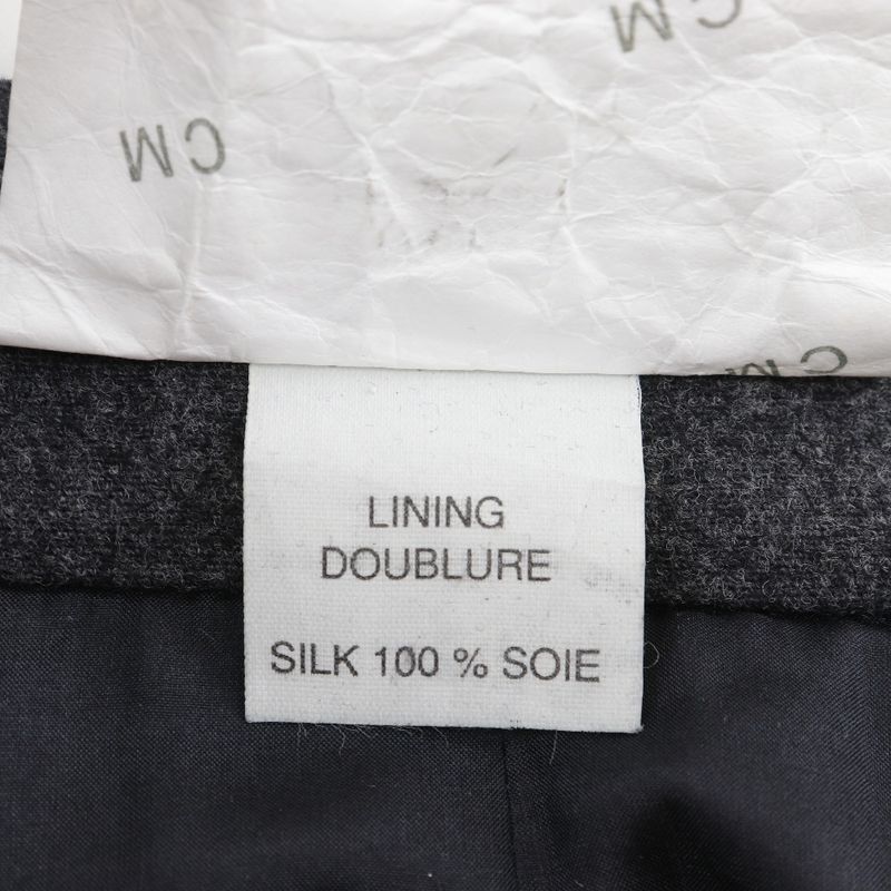 Chanel P03474/v03532 Wool And Silk Gray Women's Skirt