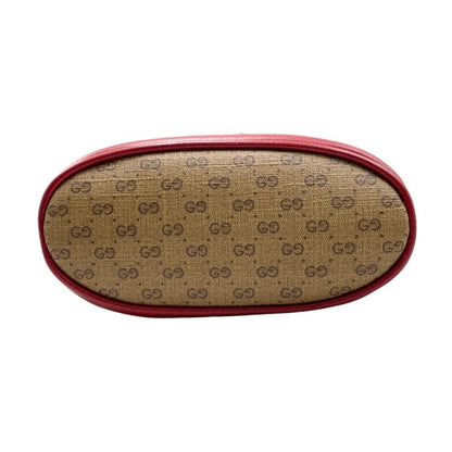 Gucci X Doraemon Shoulder Bag Mini Bucket 647801 GG Supreme Brown Red Gucci