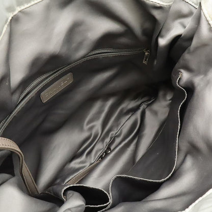 Chanel Coco Mark Fur Drawstring Chain Shoulder Bag Shoulder Nylon Fur Metallic