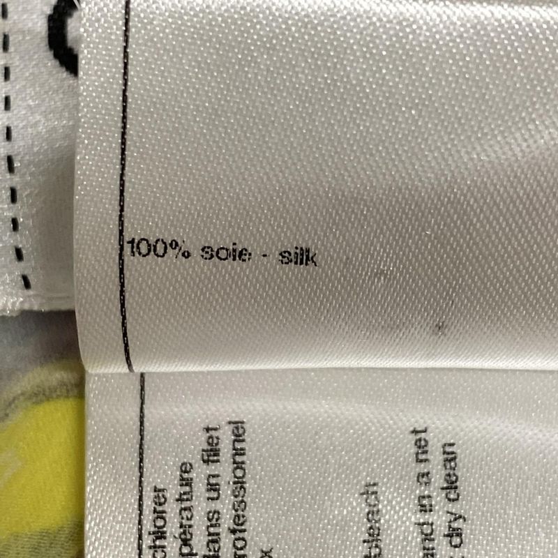 Chanel Dress Size 36 S Ladies - P40222 Pink X Yellow X Multi Short Sleeves Knee