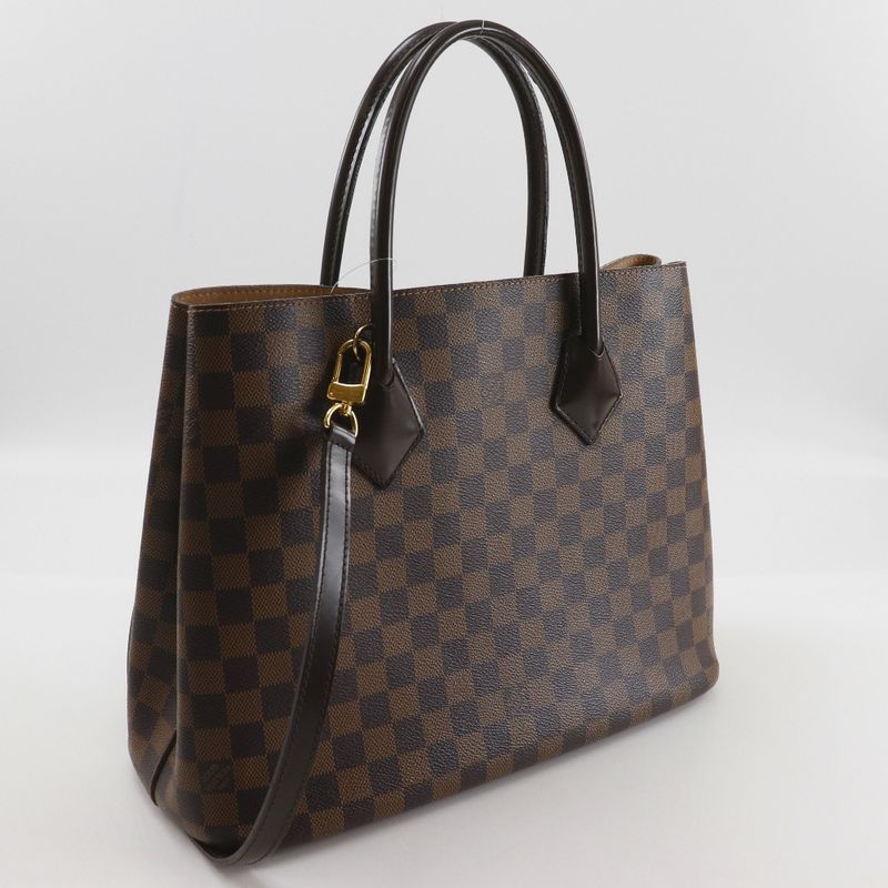 Louis Vuitton Kensington 2-way Shoulder N41435 Damier Canvas Brown Du1105