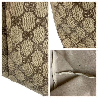 Gucci Vintage Sherry Line GG Supreme Canvas 012 39 6211 Tote Bag Boston Bag