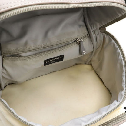 Chanel Sport Line Coco Mark Backpack Mini Backpack Sac Nylon Rubber Ivory Black