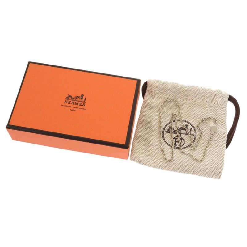 Hermes Chaine D'ancre Mini Serie 40cm (1575in) Silver 925 Necklace 1381 Hermes