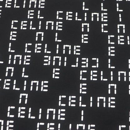 Celine 22AW 2x651637o Cotton Digital Logo Print Crew Neck Loose Short Sleeve