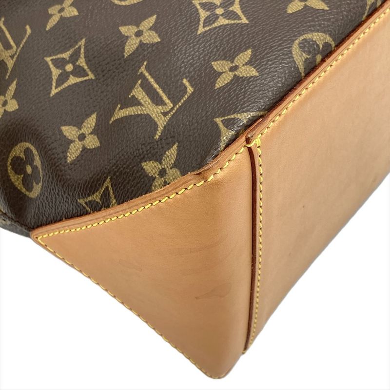 Louis Vuitton Cabas Piano Tote Bag M51148 Brown Gold Hardware Vi0092