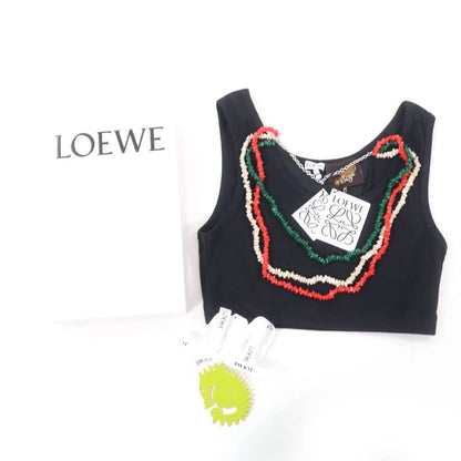 LOEWE×paulas Ibiza LOEWE×paulas Ibiza S616y27x32 Cropped Tank Top With Cotton