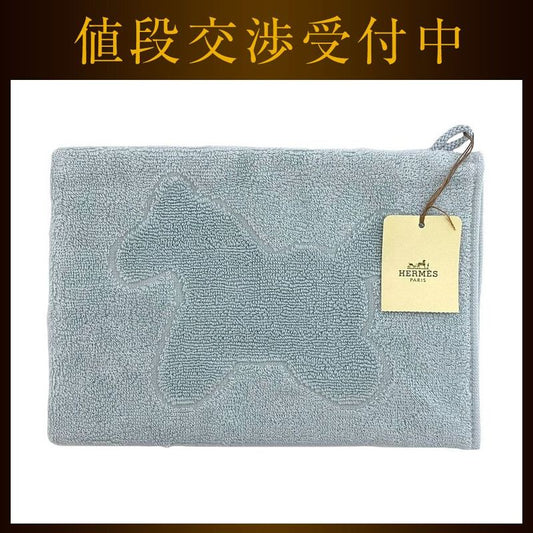 Hermes Baby Bath Mittens Light Blue Adada Ec20575