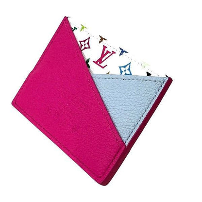 Louis Vuitton Monogram Multicolor Porte Cult Crisscross M14091 Card Case Women's