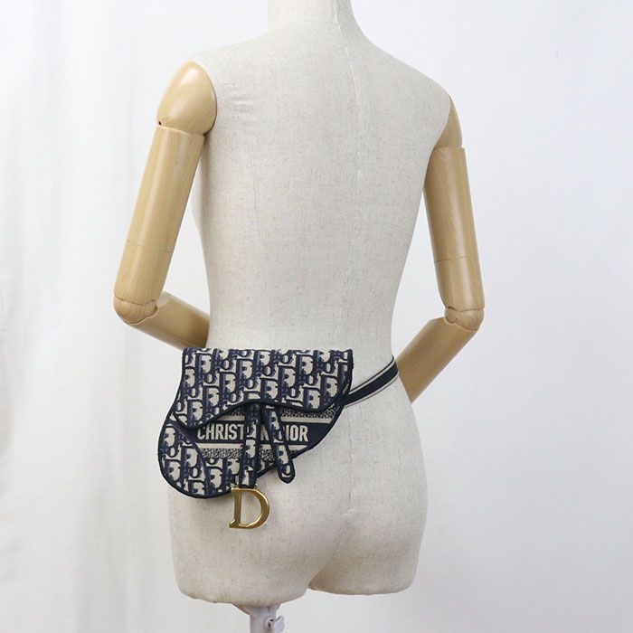 DIOR Belt Bag Saddle Body Bag Jacquard Women's