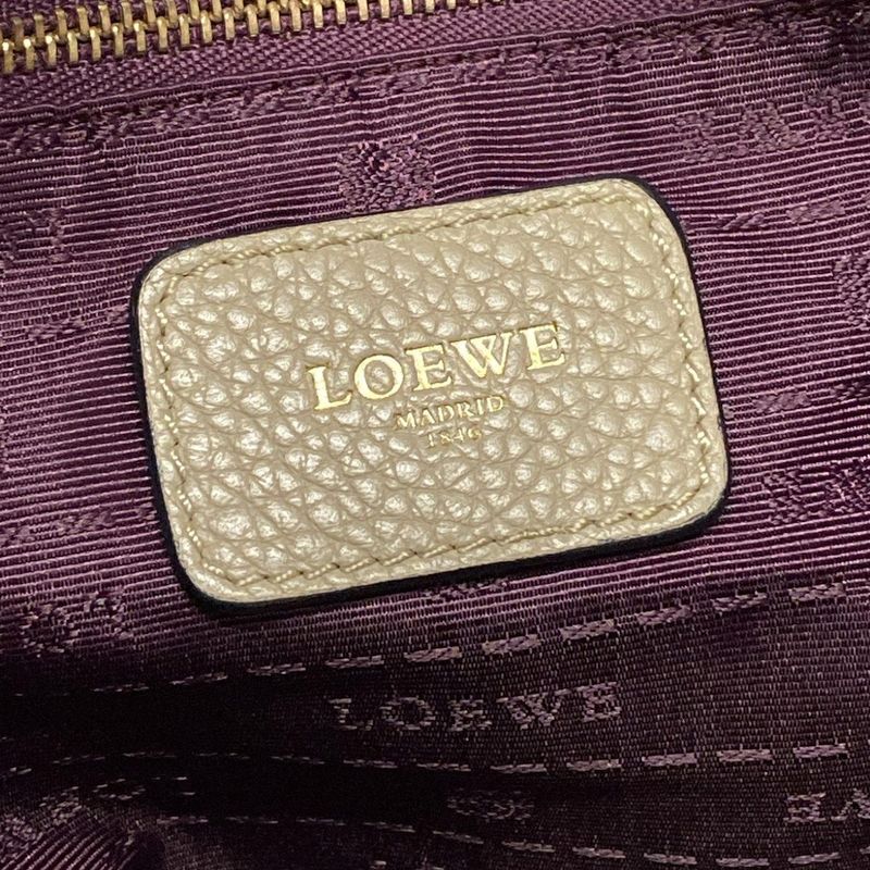 Loewe Carrier Tote Bag Graige Leather