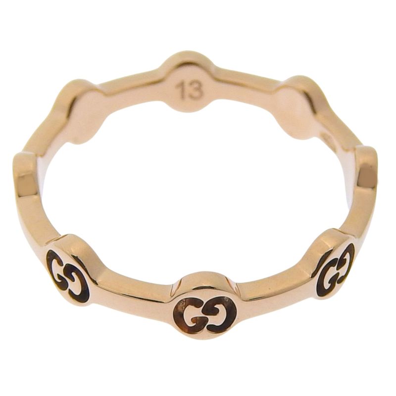 Gucci GG 18K Pink Gold Size 12.5 Ladies 2.3g Ring