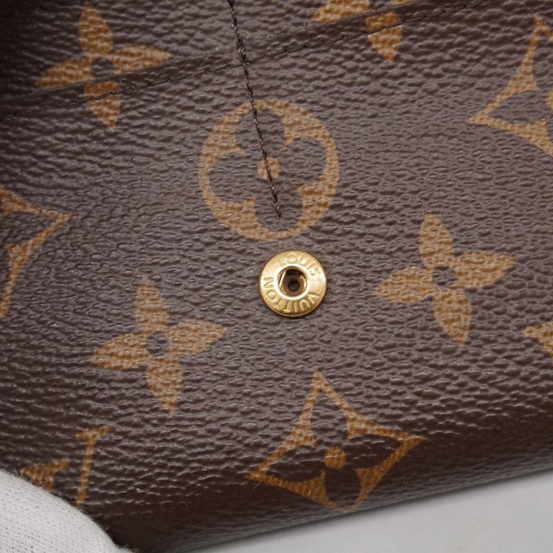 Louis Vuitton Long Wallet Monogram Portefeuille Sarah M60531 Brown Ladies