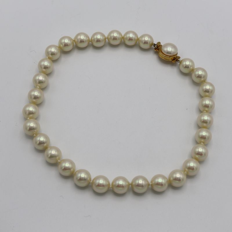 Christian DIOR Necklace Faux Pearl Approx 70.8g Accessories H12365