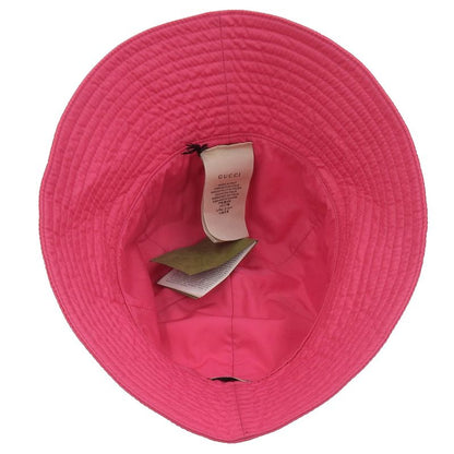 Unused With Tags Gucci 2023item 729470 Brella Cloche GG Metal Nylon Bucket Hat