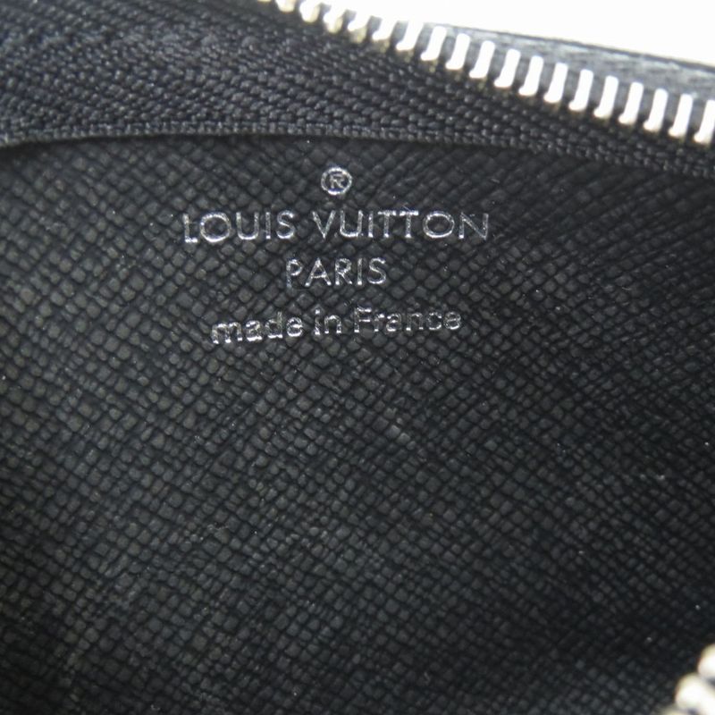 Louis Vuitton Pochette Cles Damier Graphite N60155 Coin Case Wallet LV 0798