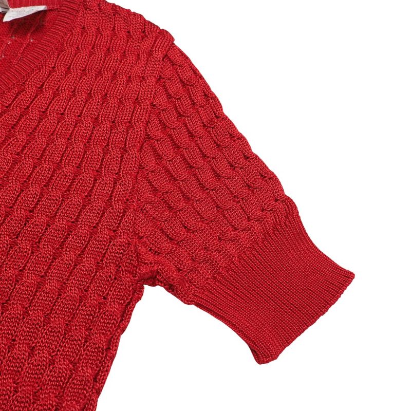 Fendi Vintage Skirt Setup Size 42 V-neck Knit Top Skirt Made In Italy 20250709